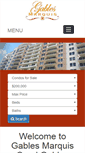Mobile Screenshot of gablesmarquis.com